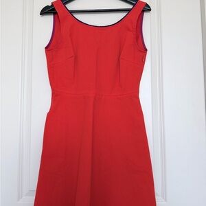 Zara Vibrant Red Midi Dress